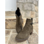 Bottines femme kaki – Chic & confortables | Pointures 36 à 41
