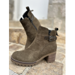 Bottines femme kaki – Chic & confortables | Pointures 36 à 41