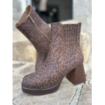 Bottines Léopard Femme – Talon 7 cm & Plateforme – Du 36 au 41