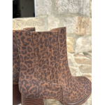 Bottines Léopard Femme – Talon 7 cm & Plateforme – Du 36 au 41