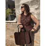Boléro chic femme sans manches – Boutons dorés & ceinture – Tailles S, M, L