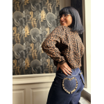 Jean Brut Large Femme – Détails Cœurs Léopard – Du 34 au 42