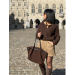 Jupe-short femme en daim – Coupe chic et confortable, disponible en S M L