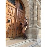 Veste sans manches fausse fourrure taupe – Chic et confortable | Melle Jeanne