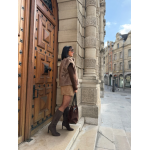 Veste sans manches fausse fourrure taupe – Chic et confortable | Melle Jeanne