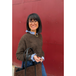 Pull avec col chemise intégré – Marron ou bleu | Melle Jeanne