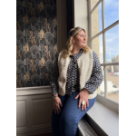 Gilet sans manches en moumoute – écru ou noir | Style Plus L à 4XL
