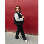 Jean flared noir à poches plaquées | Style Plus 38 à 48