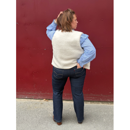 Jean wide leg brut – Style Plus 38 à 48