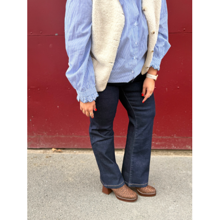 Jean wide leg brut – Style Plus 38 à 48