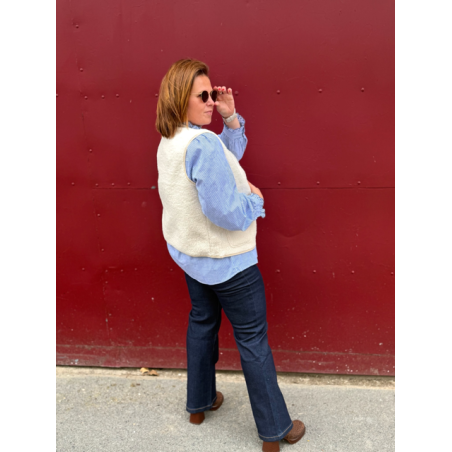 Jean wide leg brut – Style Plus 38 à 48