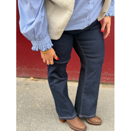 Jean wide leg brut – Style Plus 38 à 48