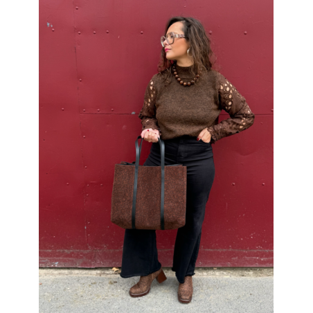 Jean noir taille haute évasé – Chic et tendance | Melle jeanne