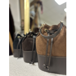 Sac en cuir et daim – fabrication italienne | Melle Jeanne