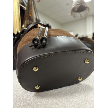 Sac en cuir et daim – fabrication italienne | Melle Jeanne