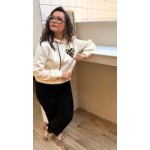 Sweat Femme à Cœur Léopard – Détails Lacets Léopard – Tailles S, M, L – Collection Sweet November