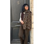 Écharpe Longue Léopard Femme – Accessoire Doux et Tendance – Collection Sweet November