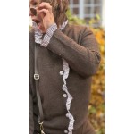 Pull Style Plus avec Volants et Boutonnières Vichy – Taille Unique 44 à 50