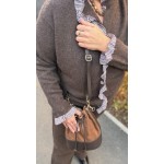 Pull Style Plus avec Volants et Boutonnières Vichy – Taille Unique 44 à 50