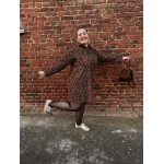 Robe courte en velours léopard - Chic et audacieuse