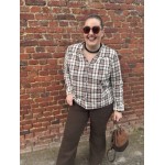 Blouse à carreaux grandes tailles – Confort & Style | Boutique Melle Jeanne - Style Plus