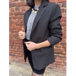 Blazer Noir à Strass – S/M ou M/L