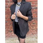 Blazer Noir à Strass – S/M ou M/L