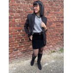 Blazer Noir à Strass – S/M ou M/L