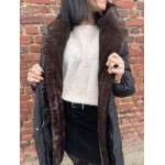 Doudoune mi-longue chaude avec fourrure amovible – XS au XXL