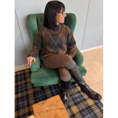 Pull Jacquard Col Montant – Maille Hiver | Boutique ARRAS