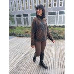 Pull Jacquard Col Montant – Maille Hiver | Boutique ARRAS