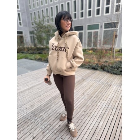 Sweat ICONIC Doublé Polaire – Cordon Léopard | Boutique ARRAS