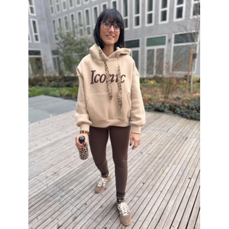 Sweat ICONIC Doublé Polaire – Cordon Léopard | Boutique ARRAS