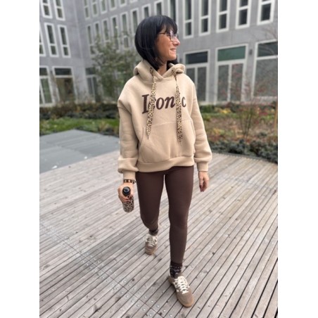 Sweat ICONIC Doublé Polaire – Cordon Léopard | Boutique ARRAS