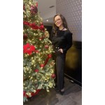 Pull ouvert dans le dos avec nœuds – Taupe, Gris ou Noir | Melle Jeanne