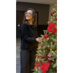 Pull ouvert dans le dos avec nœuds – Taupe, Gris ou Noir | Melle Jeanne