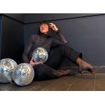 Sous-pull noir transparent scintillant | Melle Jeanne