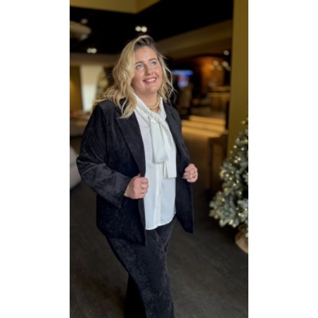 Veste de Tailleur Velours – Style Plus – Taille Unique 42/44 à 50