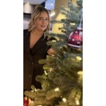 Cette robe Style Plus combine sophistication et confort grâce à son haut façon veste de tailleur et son bas fluide plissé. Le ha