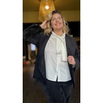 Chemise col lavallière noire ou blanche | Melle Jeanne