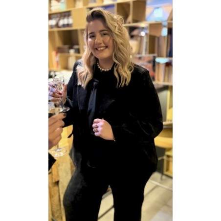 Chemise col lavallière noire ou blanche | Melle Jeanne