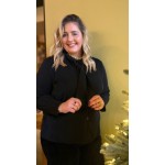 Chemise col lavallière noire ou blanche | Melle Jeanne