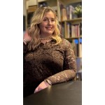 Blouse en dentelle marron col V | Melle Jeanne