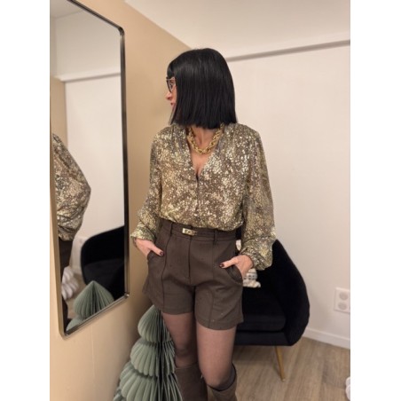 Body doré décolleté – Tenue chic soirée | Boutique Melle Jeanne