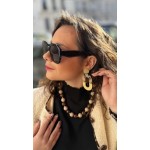 Collier perles léopard & beige – Bijou tendance | Nouvelle collection