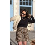 Collier perles léopard & beige – Bijou tendance | Nouvelle collection