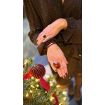 Bague avec grosse pierre marron – Bijou chic femme | Boutique Melle Jeanne