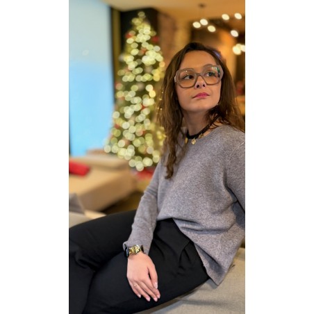 Collier fil noir avec pastilles dorées – Bijou chic femme | Boutique Melle Jeanne