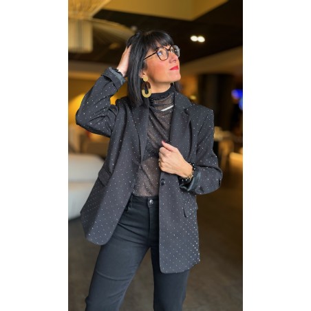 Collier à strass argenté – Bijou chic femme | Boutique Melle Jeanne