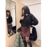 Gilet bordeaux ou Noir  – Taille unique | Boutique Melle Jeanne